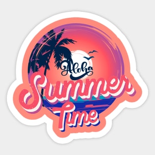 Summer time Sticker